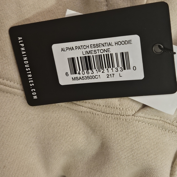 ALPHA INDUSTRIES ESSENTIAL PATCH HOODIE - Picture 8 of 8